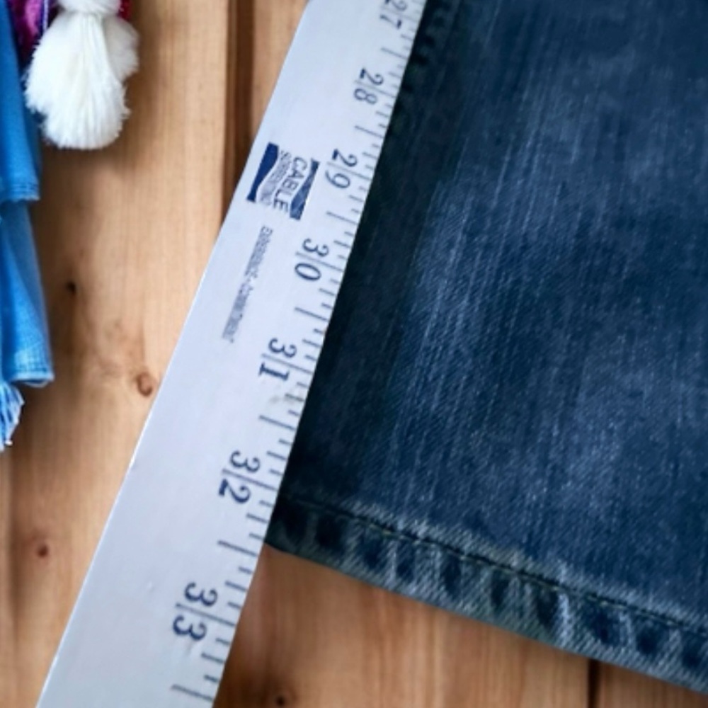 Hollister Vintage Y2K Classic Low Rise Blue Denim Flare Jeans 5/7 - Picture 7 of 11